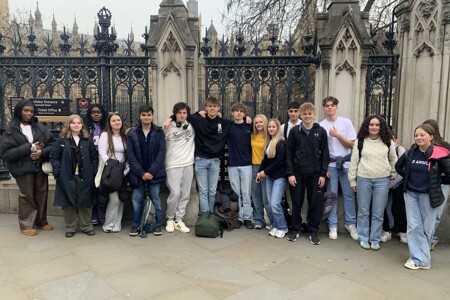 Politics students visited Westminster