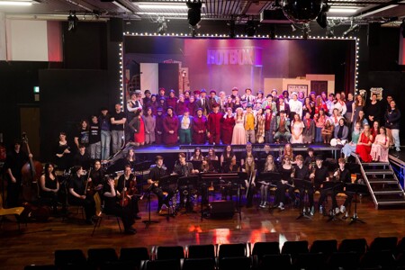 Showtime for Guys and Dolls at Holy Cross!