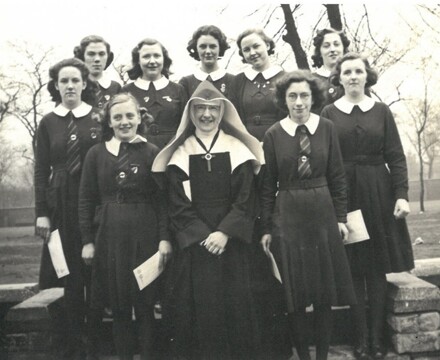 Students with sister