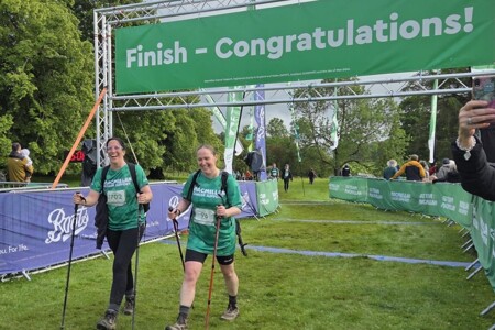 Liv completes the Macmillan Mighty Hike
