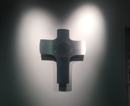 Cross and heart