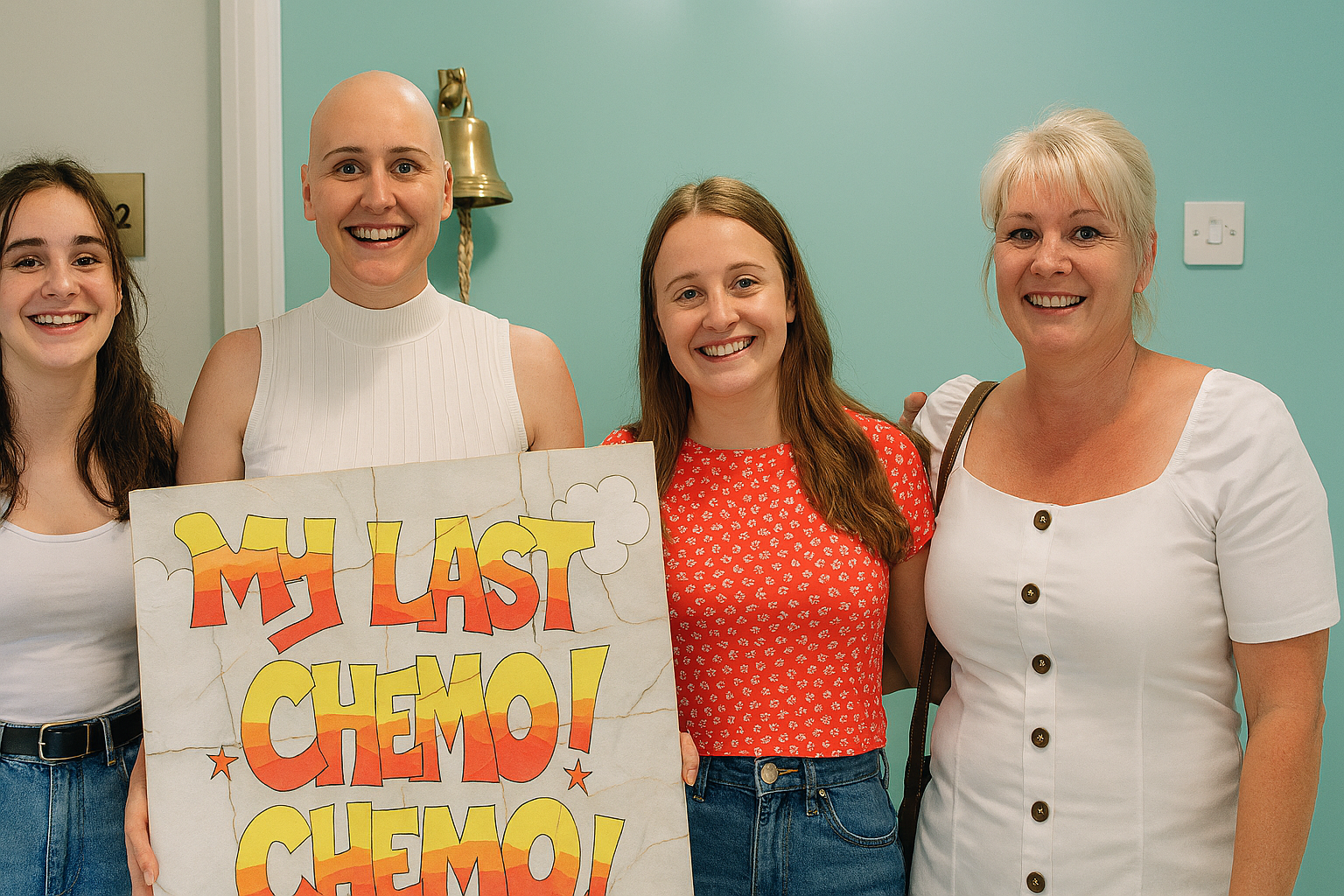 Carol kennett last day of Cancer HR