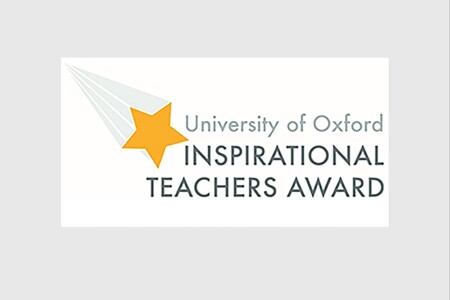 Inspirational Teacher Award from Oxford